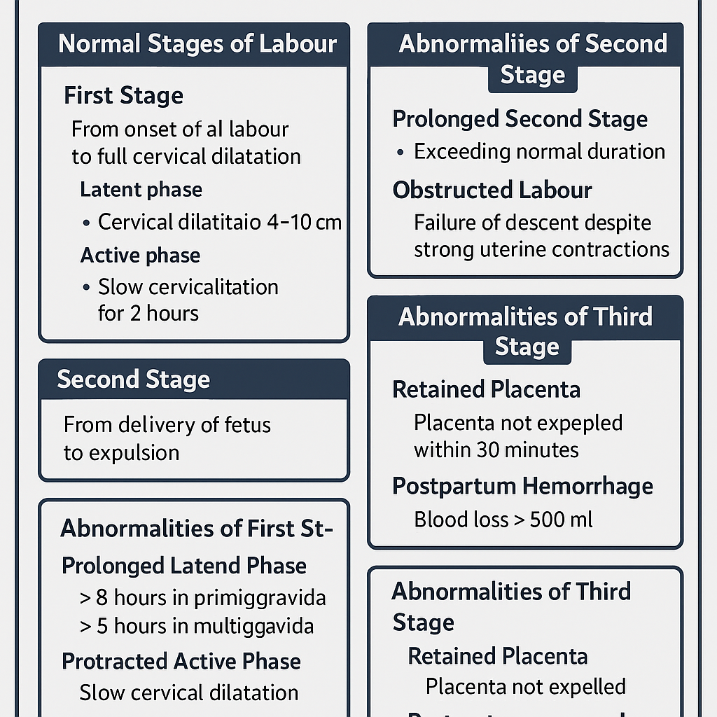 Stages of Labour Normal and Abnormal Progress Complete Clinical Guide